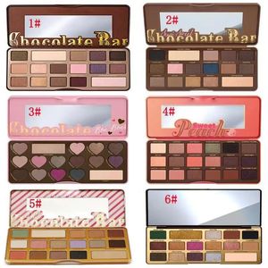 Wholesale peach chocolate resale online - Hot sweet peach eye shadow Chocolate Gold palette eyeshadow Too fAce white Chocolate bar colors Peaches Eye shadow Makeup Cosmetics DHL