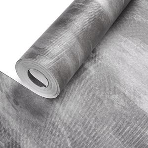 Industrial Plain Solid Wallpaper For Home Decor Embossed Faux Concrete Walls Gray Color Wall paper Rolls For Cloth Shop
