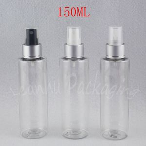 150ml Frasco de plástico transparente transparente, 150cc toner / sub-engarrafamento de água, recipiente cosmético vazio (32 pc / lote)