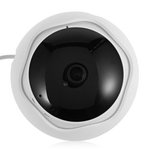 XM JPF2 - Telecamera di sorveglianza WiFi wireless panoramica F4 1080P a 360 gradi con allarme di rilevamento movimento remoto per telefono cellulare con visione notturna HD