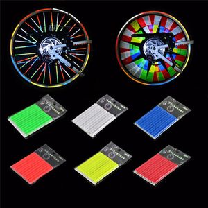 Color Reflector Spokes Uomo Donna Outdoor Ciclismo Sport Accessori per biciclette Mountain Bike Filo di acciaio Wind Fire Wheel 3