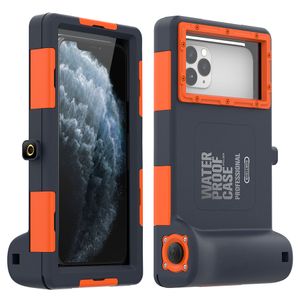 Casos de telefone de mergulho profissional para iphone 11 pro max xr xs 6s 7 8 plus 15m Profundidade à prova d'água