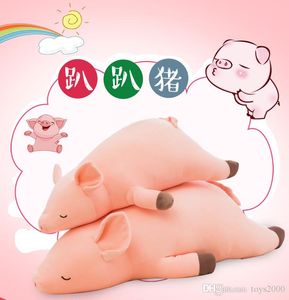 Neue rosa Schweinchen-Puppe, weiches Schweinchen-Plüschtier, großes Kissen, Schweinchen-Puppe, Geburtstagsgeschenk