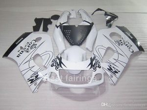 ZXMOTOR FAIRING KIT FIT FÖR SUZUKI GSXR600 GSXR750 SRAD 1996-2000 Vit svart GSXR 600 750 96 97 98 99 00 Fairings DF33