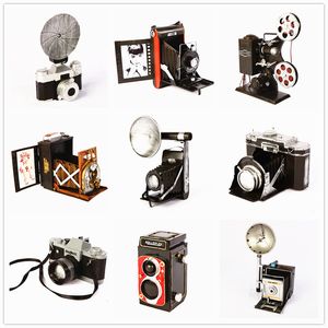 SL Creative Retro Camera Model, płytowy Vintage Ręcznie robiony ornament, na prezenty świąteczne prezenty urodzinowe, zbieranie, dom, sklep, barze Dekoracja