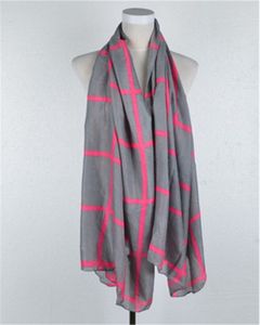 Atacado- Tartan poliéster lenço clássico multicolor all-show scarf scarf xale wrap mulheres lenços 10 pçs / lote frete grátis