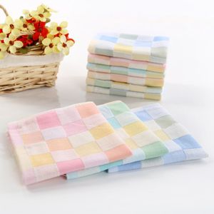 Baby Towels Muslin Washcloths Natural Organic Cotton Baby Wipes Hand Kids Towel Muslin Washcloth Towel for Sensitive Skin EEA1404-2