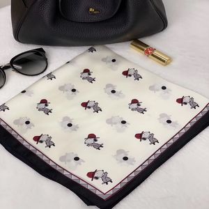 Factory sale girls womens 53cm SQUARE 100% Real pure SILK SCARF Silk Satin Neckerchiefs factory sale MIXED 20 pcs/lot #4129