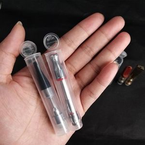 Childproof Resistant Tube Squeeze Below Cap Cover Plastic PP Vape Cartridges 0.3ml - 1.0ml 510 Atomizers CO2 Carts Container OEM Packaging