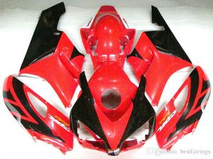 Bästa kvalitetssprutningsmässor för Honda CBR1000RR 2004 2005 Black Red Fairing Kit CBR 1000 RR 04 05 EE45