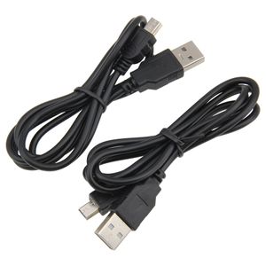 Data Charging Cable Cord Adapter USB to USB Male to Mini 5 Pin B for MP3 MP4 Player Car DVR GPS Camera HDD Mini USB Cables