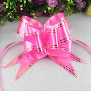 Wholesale wedding car ribbons for sale - Group buy Customized christmas gift wrapping pull butterfly bow ribbons Wedding Car Decoration Flowers pvc pull flower one bag pieces