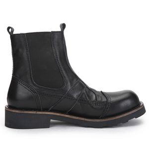 2019 Europe and the United round handmade retro high quality boots men's genuine leather cover feet factory outlet b