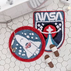 Nassa Planet Tema Badrum Anti-Slip Mat Cartoon Net Red Badrum Dusch Bad Tjock Absorberande Mat Mattor Dekorationer Presenter