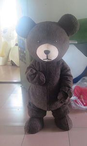 Professional custom coffee bear Mascot Costume Character fat bear Mascot Clothes Christmas Halloween Party Fancy Dress