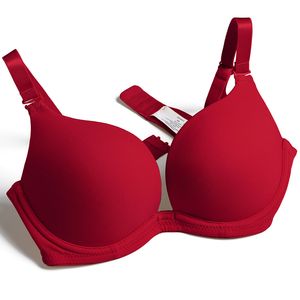 Nowe Kobiety Seksowny Biustonosz 30 32 34 36 38 40 42 44 A B C D E Push Up Bras Wyściełany Kości Drut Codzienna Bielizna Brassiere Jakość Elastyczna CX200629