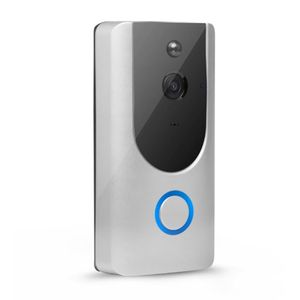 M2 trådlöst 720p smart wifi video dörrklocka dörr telefon intercom med dingdong chime pir sensor alarm natt vision - dörrbell + dingdong