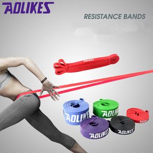 Män Kvinnors Lastik Yoga Resistance Assist Bands Gum for Fitness Equipment Exercise Band Workout Pull Strip Stretch Cross Training