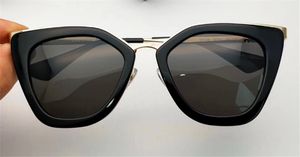 Luxury-Italian brand designer sunglasses top quality material personality eyebrow frame with nasal care and face with a more harmonious 53s