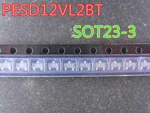 Wholesale tvs diodes for sale - Group buy 100pcs TVS Transient Suppression Diode PESD12VL2BT SOT23 in stock