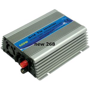 Freeshipping MPPT 600W Sol Power på rutnät Mikroomvandlare Pure Sine Wave 22-60V DC TO120V eller 230V AC