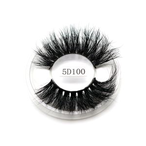 5D Mink Eyelashes 25mm Big Eye lashes Long Thick Individual Handmade Natural Lashes Extension 12 Styles
