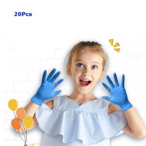20шт одноразовые детские пищевые латексные нитриловые перчатки Mecical защитная перчатка для общественного питания дома школы