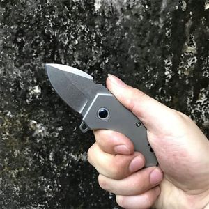 Wholesale titanium package for sale - Group buy Hot Sale Bearing Flipper Folding Knife M390 Stone Wash Blade TC4 Titanium Alloy Handle With Original Box Package