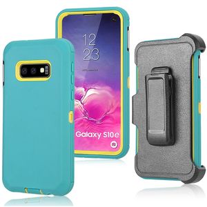 3 em 1 coldre de tela protetor de correção Casos de defensor para T Mobile Revvl v PlusOnePlus Nord N200 5G Moto E7 Plus G9 Play G8 One Mao G7 G6 E5 Z4 Z3 Z2 G STYLO 5G