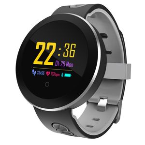 Q8 Pro Smart Watch IP68 Vattentät Blodtryck Pulsmätare Armband Fitness Tracker Bluetooth Armbandsur För iPhone iOS Android