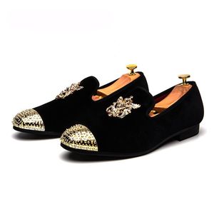 Кожаные туфли туфли топ кожа свадебная вечеринка мужская обувь Suede Fashion Loafer