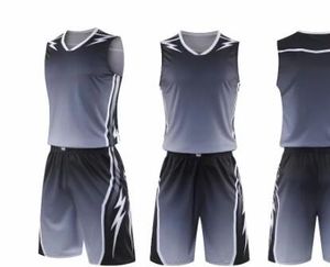 2019 Malha de desempenho equipamentos de basquetebol reversível dos homens para que casa e fora olham 2019 homens com shorts Uniforme kits mens Esporte