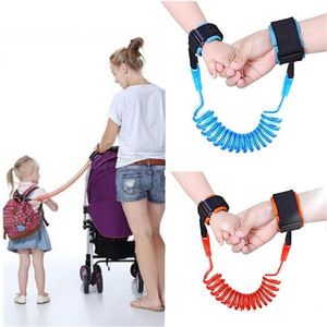 2 color Children Anti Lost strap Kids Safety Wristband Wrist Link Toddler Harness Leash Strap Bracelet baby Wrist Leash Walking 1.5M ST198