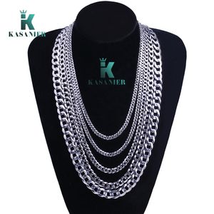 Factory Price Curb Cuban Mens Necklace Chain 925 Silver Necklaces for Men Woman Fashion Jewelry 4/6/8/10mm Feast and Party Costume Necklace