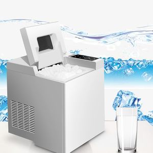 ZBJ-HL Eismaschine, tragbare automatische Eismaschine, Haushalts-Mini-Desktop-Eismaschine, 15 kg / 24 Stunden, vollautomatisch, große Kapazität, 220 V