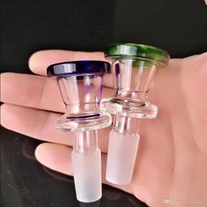 Multicolor Color Spray Interface Glass Bongs Tillbehör, färgglada rörrökning böjda glasrör oljebrännare rör vattenrör dabbar rigg gla