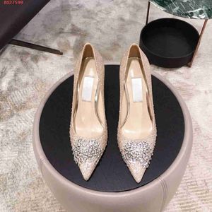 Hot Sale- new Famous brand designer high-heel dress shoes for women The high quality nail beads women high heels shoes