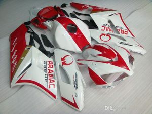 100% formsprutning för Honda CBR1000RR 2004 2005 Red White Fairing Kit CBR 1000 RR 04 05 VQ22