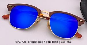 Оптово-новый брендовый клуб masster Солнцезащитные очки Мужские дизайнерские зеркальные очки óculos de sol Аксессуары для очков 3716 gafas 2019 51 мм