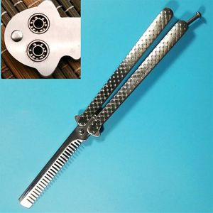 Butterfly Cloud Dragon Scale Comb Ball Bearing Butterfly Trainer Training Kniv Inte Sharp Crafts Martial Arts Knvies Xmas Present Adker