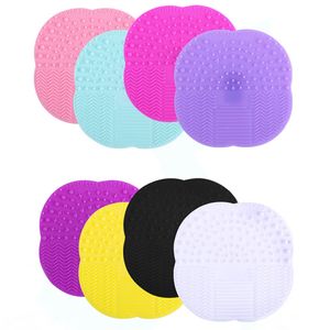 1pcs Brush Cleaning Pad Cosmetic Silicone Washing Make Up brushes Cleansing Tools Scrub Board For Eyes shadow Face makeup Brush Cleaner Mat