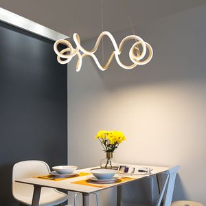 Modern LED restaurant pendant lights bar suspended lamps creative living room fixtures novelty dining room hanging lighting