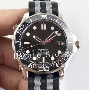 LIMITED EDITION Męska automatyczny MIYOTA 9015 TW Factory Watch Men Specialties 007 James Bond Dowódcy NATO Tkanina Nylon Eta Ocean Zegarki