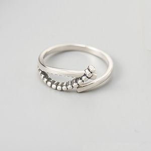 100 Real Sterling Silver Finger Ring För Kvinnor Vintage Justerbar Förlovnings Toe Ringar Fina Party Smycken YMR415