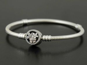 Na sprzedaż 925 Sterling Silver Bransoletka Bransoletka z wygrawerowanym dla Pandora Europejskie Uroki i Koraliki 10 sztuk / partia Możesz mieszać rozmiar bezpłatny statek