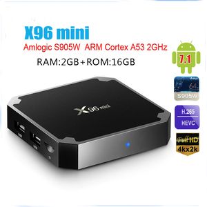 X96 mini Android 8.1 TV Box 2.4G Wifi S905W Quad Core 1GB 8GB 2GB 16GB SmartTV