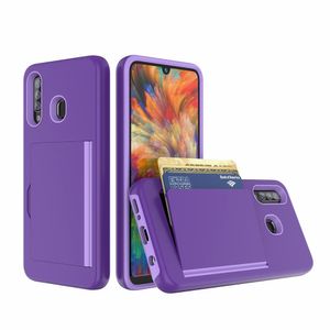 Wholesale a7 cases resale online - For Samsung S20 Ultra Plus A20 A30 A50 Note Pro A10E S10 G A9 A7 A6 J8 J3 J7 Wallet Card Slot Holder Hidden Back Shock Absorption Case