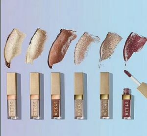 Новый глаз для элегантности Set Shimmer Glitter Liquid Eyeshadow 6 шт. Путешествия набор макияжа палитры