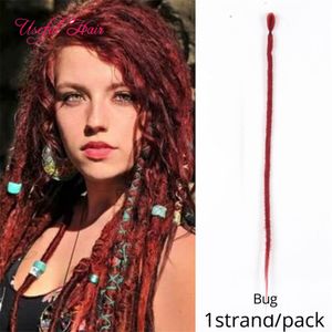 Bohemian Crochet Braids Faux Locs Crochet Hair Extensions Dreads Extensions Hair Long Ombre Braiding Extensions Synthetic Dreadlocks Hair