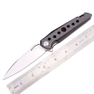 Samior CF36 Compact vouwvak Flipper Mes inch D2 Wharcliffe Blade Carbon Fiber Handle EDC Camping Hunting Survival Messen